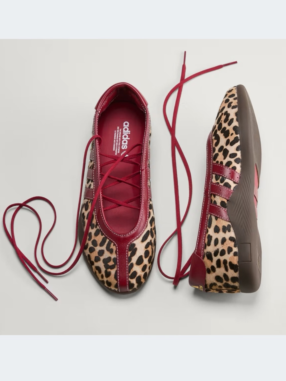 ❤️🐆 Adidas Taekwondo Mei Ballet Leopard Print Red ❤️🐆